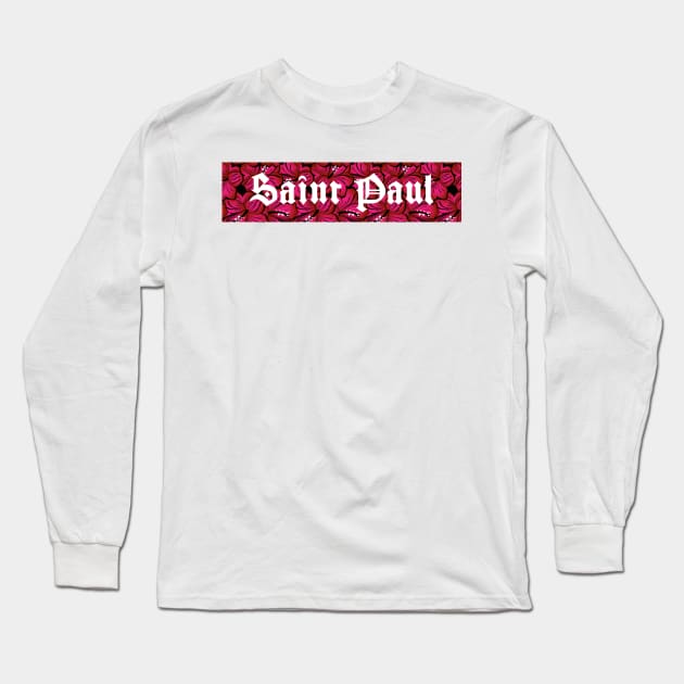 Saint Paul Flower Long Sleeve T-Shirt by Americansports